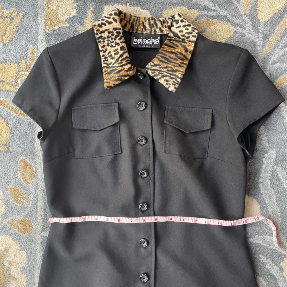 Vintage Brioche California Rockabilly Shirt Dress M - Picture 4 of 7